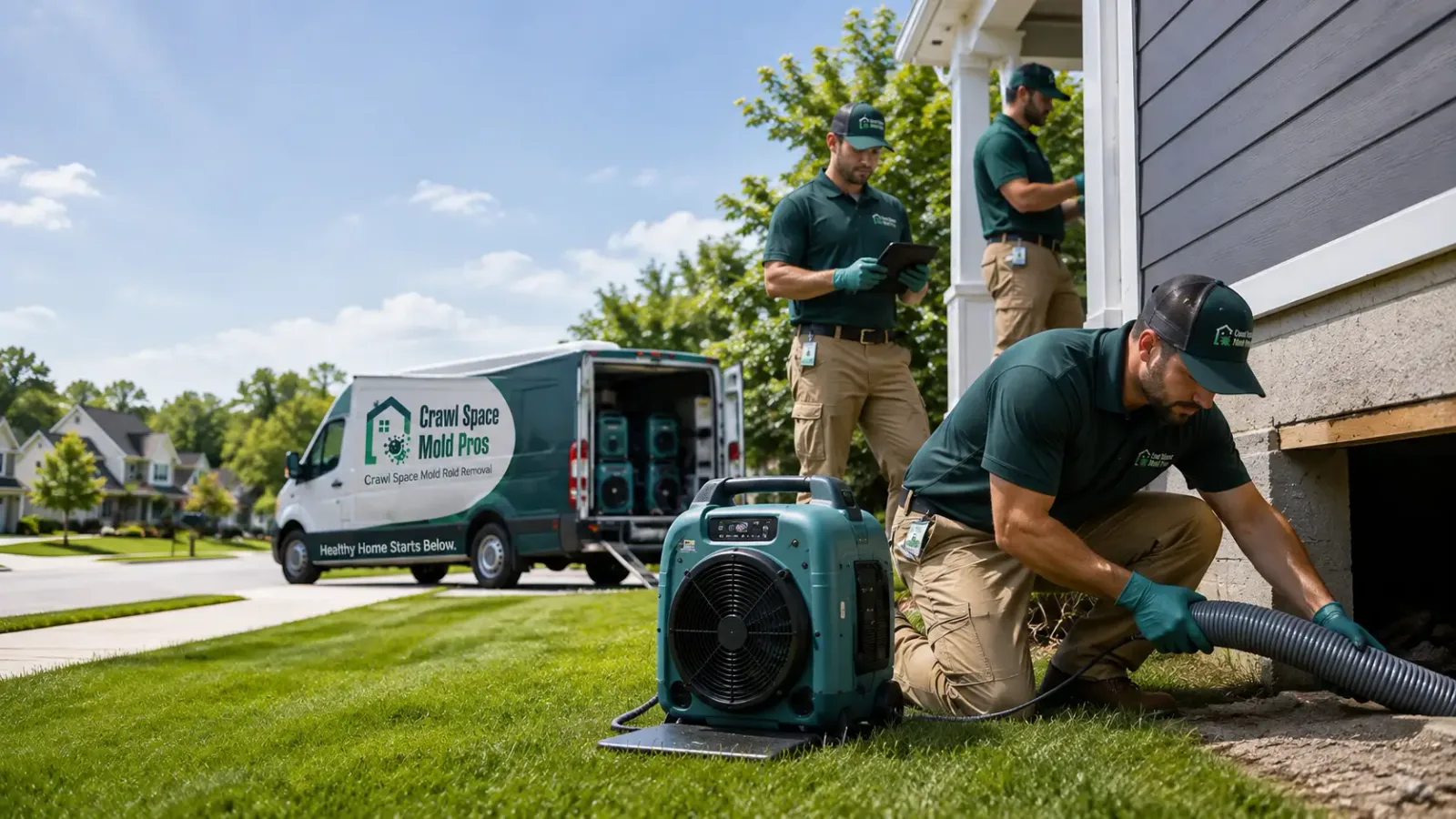Crawl Space Mold Removal in Hansen, ID